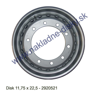 Nákladní disk 11,75x22,5 (10x281/ET135/Alive/MZ), H. Lemmerz