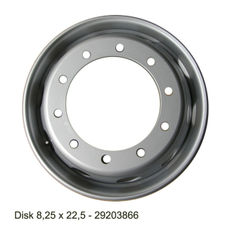 Nákladní disk 8,25x22,5(10x281/ET152/Alive/MZ), H. Lemmer